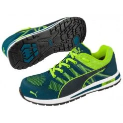 Basket De Sécurité Puma Elevate Green Knit S1P SRC