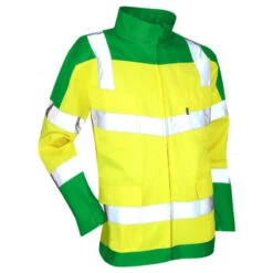 Blouson De Haute Visibilité Urgence LMA Vert Jaune