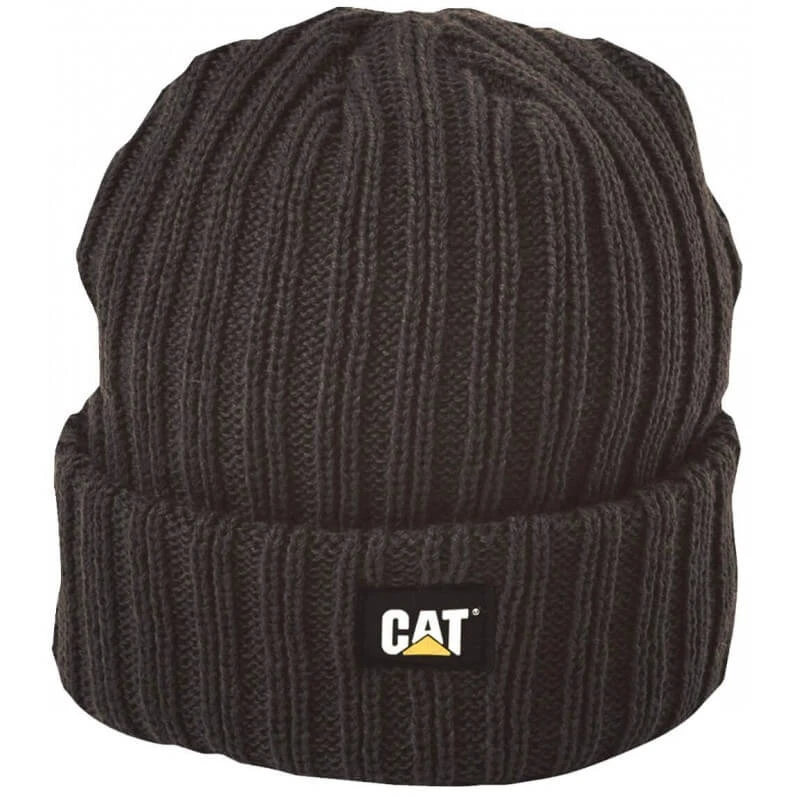 CATerpillar Bonnet Tricoté Homme C-443 Avec Logo CAT 1 CATerpillar Bonnet Tricoté Homme C-443 Avec Logo CAT