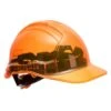 Casque De Chantier Transparent Peak View Cremaillere Portwest
