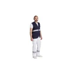 Gilet Ambulancier Sans Manches Marine Ou Blanc Remi