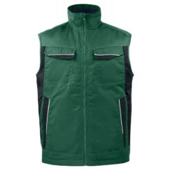 Gilet De Travail Bodywarmer Matelassé 5704 Projob Noir Ou Vert