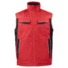 Gilet De Travail Bodywarmer Matelassé 5704 Projob Rouge Ou Beige