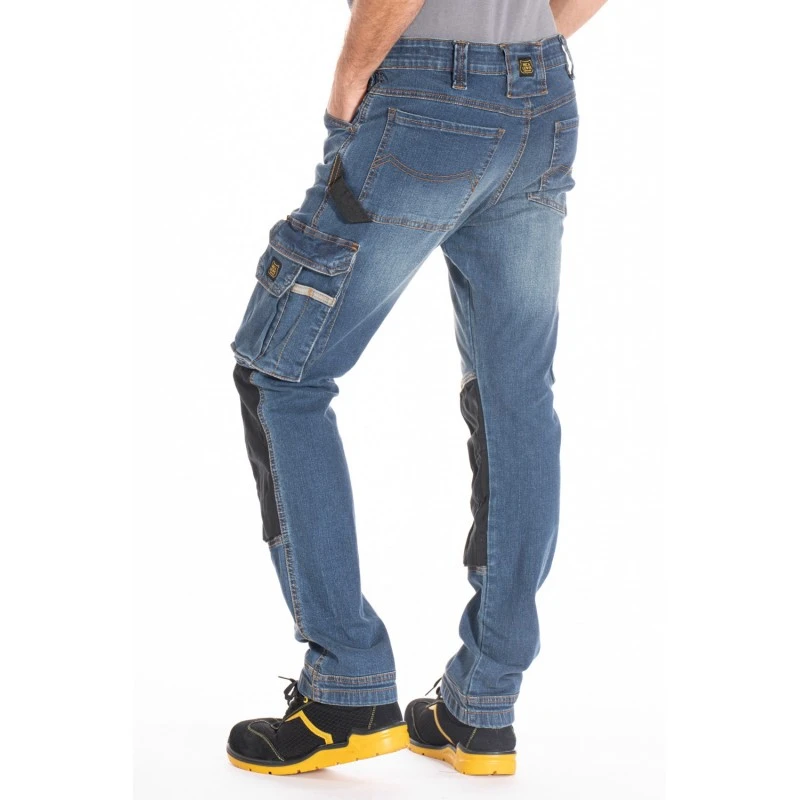 Jeans De Travail Stretch Poches Genouilleres Job Pro Rica Lewis 2 Jeans De Travail Stretch Poches Genouilleres Job Pro Rica Lewis – Image 2