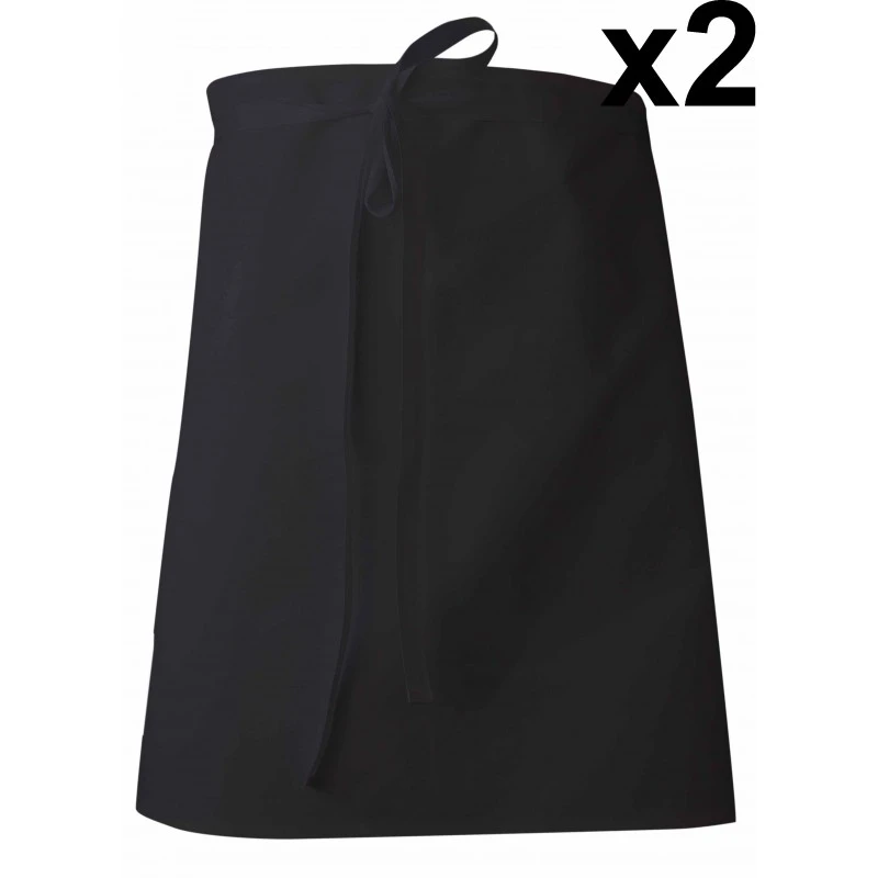 Lot De 2 Tabliers De Cuisinier Rectangle 55 X 100 Cm Tamis LMA 1 Lot De 2 Tabliers De Cuisinier Rectangle 55 X 100 Cm Tamis LMA