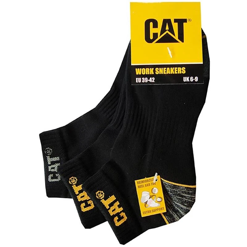 Lot De 3 Chaussettes De Travail Tiges Courtes Caterpillar 1 Lot De 3 Chaussettes De Travail Tiges Courtes Caterpillar