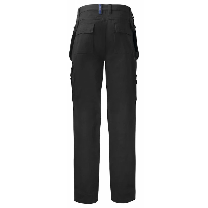 Pantalon De Travail Poches Flottantes Coton 5530 Projob Noir Ou Blanc 2 Pantalon De Travail Poches Flottantes Coton 5530 Projob Noir Ou Blanc – Image 2