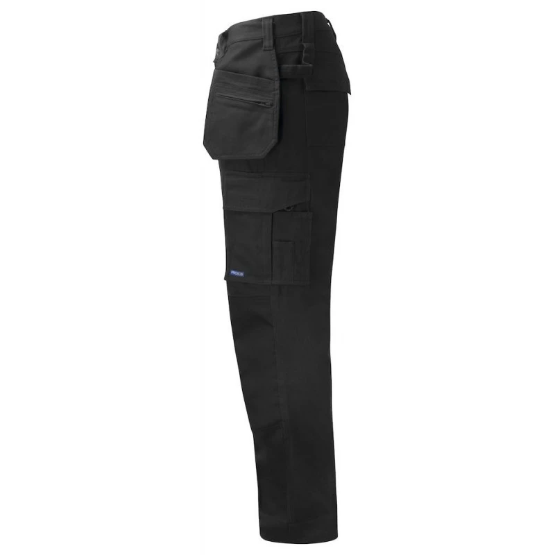 Pantalon De Travail Poches Flottantes Coton 5530 Projob Noir Ou Blanc 3 Pantalon De Travail Poches Flottantes Coton 5530 Projob Noir Ou Blanc – Image 3