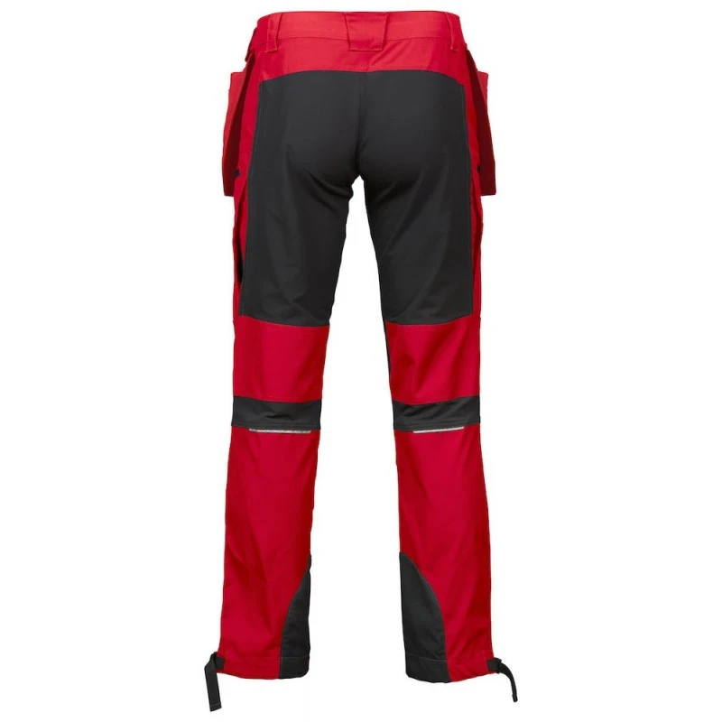 Pantalon De Travail Résistant En Stretch Flexible 3520 Projob Rouge Ou Bleu 2 Pantalon De Travail Résistant En Stretch Flexible 3520 Projob Rouge Ou Bleu – Image 2
