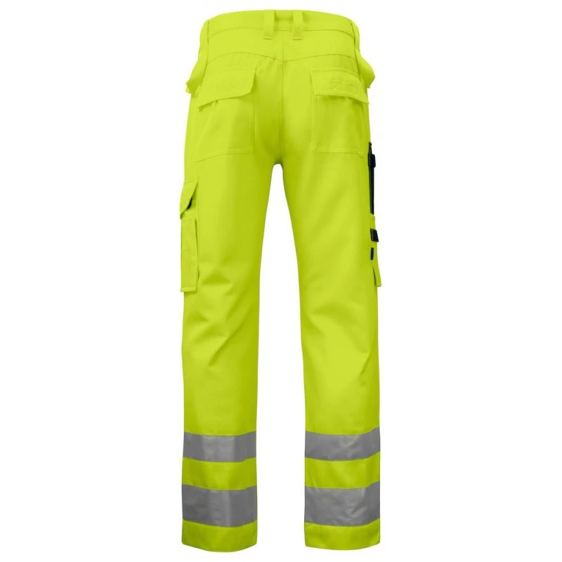 Pantalon Haute Visibilité Avec Poches Genoux 6532 Projob Jaune 2 Pantalon Haute Visibilité Avec Poches Genoux 6532 Projob Jaune – Image 2