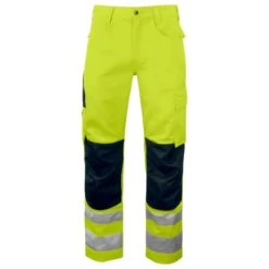 Pantalon Haute Visibilité Avec Poches Genoux 6532 Projob Jaune