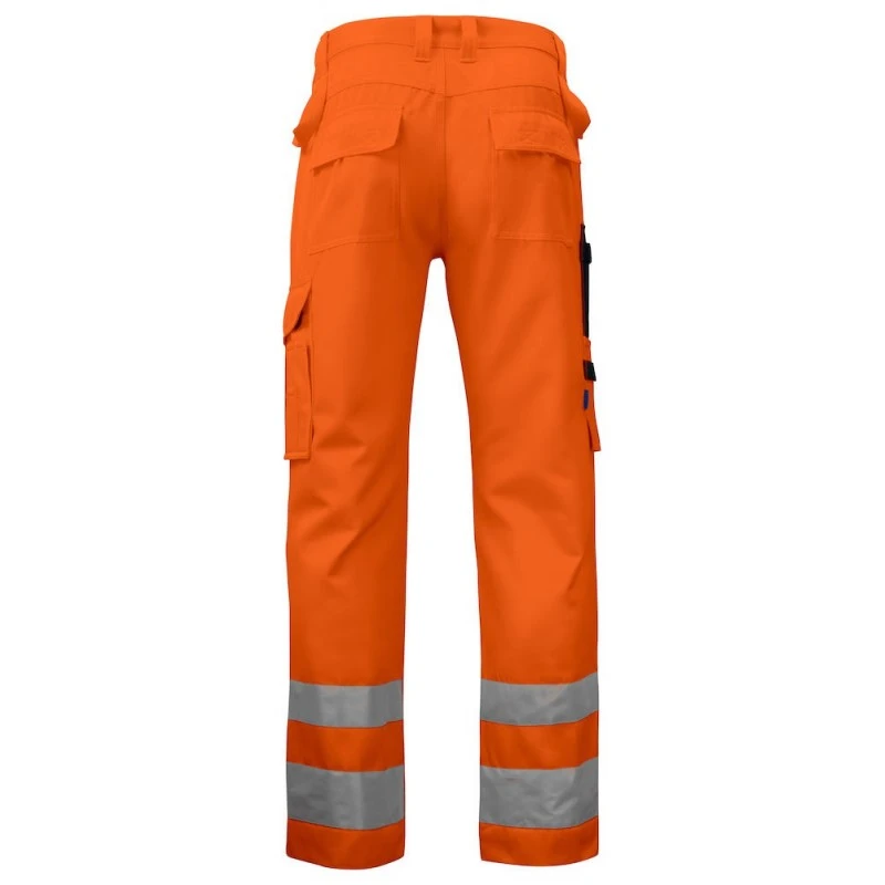 Pantalon Haute Visibilité Avec Poches Genoux 6532 Projob Orange 2 Pantalon Haute Visibilité Avec Poches Genoux 6532 Projob Orange – Image 2