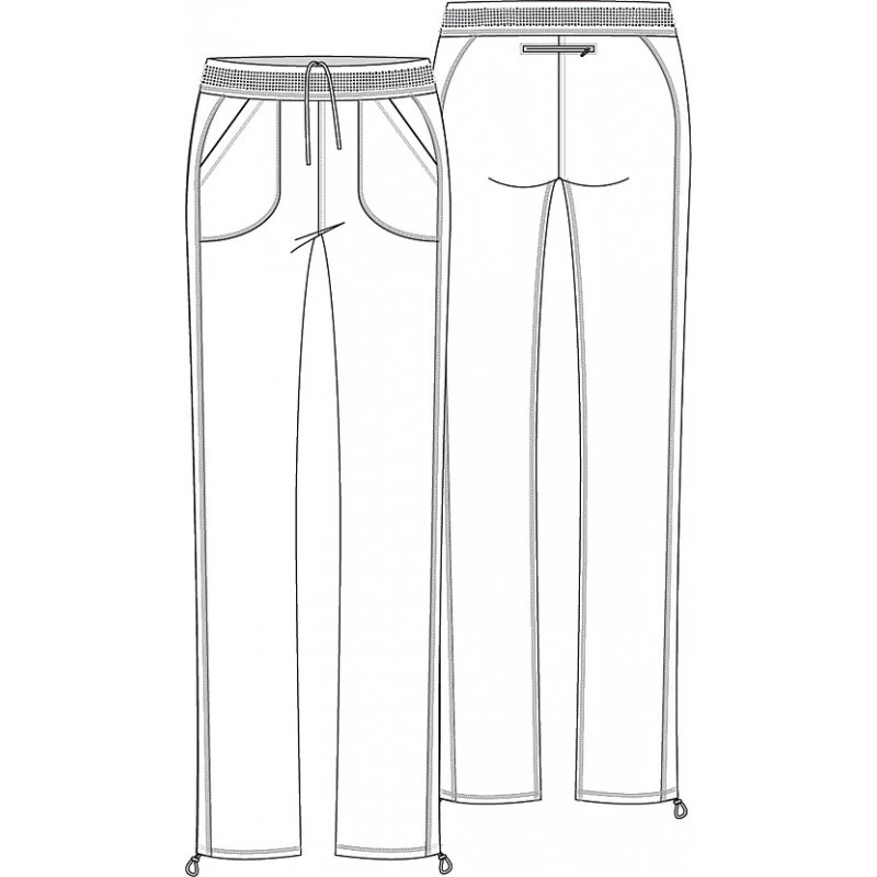 Pantalon Médical élastique Femme Caribbean Blue Dickies 2 Pantalon Médical élastique Femme Caribbean Blue Dickies – Image 2