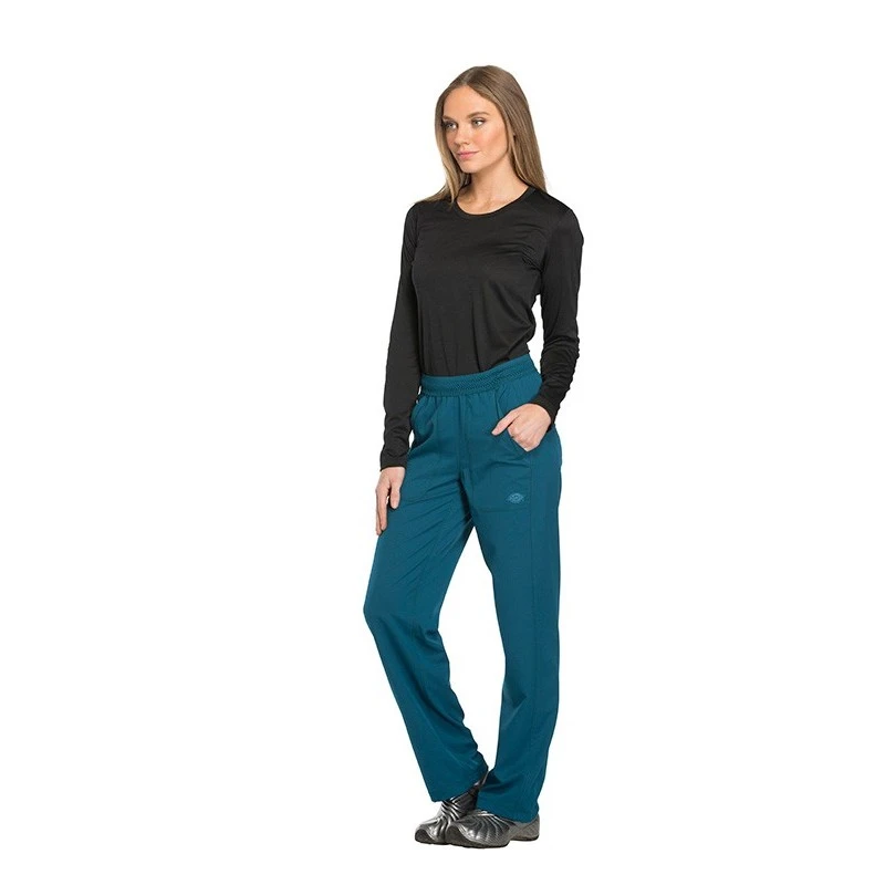 Pantalon Médical élastique Femme Caribbean Blue Dickies 1 Pantalon Médical élastique Femme Caribbean Blue Dickies
