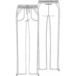 Pantalon Médical élastique Femme Noir Dickies -Travail Vêtements Magasin pantalon medical elastique femme noir dickies 1