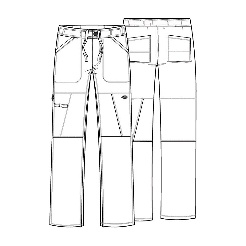 Pantalon Médical élastique Homme Gris Dickies 3 Pantalon Médical élastique Homme Gris Dickies – Image 3