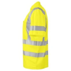 Polo Piqué Manches Courtes Haute Visibilite 6040 Projob Jaune Fluo -Travail Vêtements Magasin polo pique manches courtes haute visibilite 6040 projob jaune fluo 2