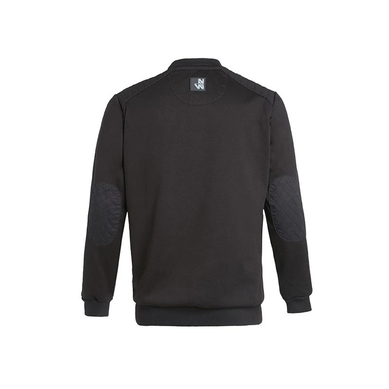Pull De Travail Homme Renforcé Leon Noir North Ways 3 Pull De Travail Homme Renforcé Leon Noir North Ways – Image 3