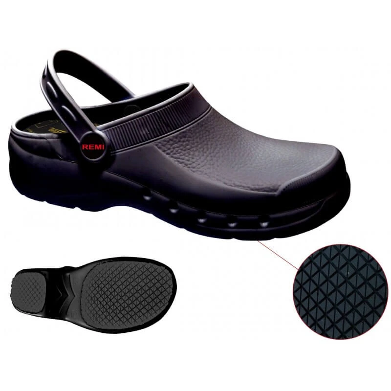 Sabot Pour Le Travail Médical Ou Hospitalier Noir Remi 1 Sabot Pour Le Travail Médical Ou Hospitalier Noir Remi