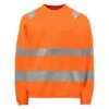Sweat Haute Visibilite Col Rond 6106 Projob Orange Fluo