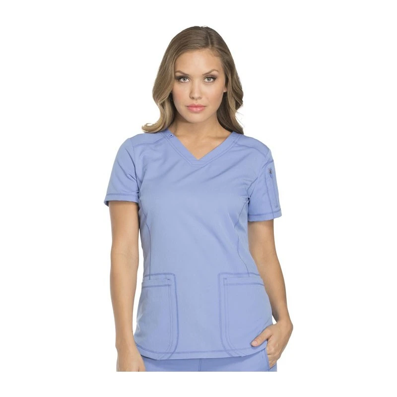 Tunique Médicale Femme Moderne Bleu Ciel Dickies 1 Tunique Médicale Femme Moderne Bleu Ciel Dickies