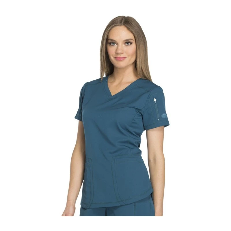 Tunique Médicale Femme Moderne Caribbean Blue Dickies 1 Tunique Médicale Femme Moderne Caribbean Blue Dickies