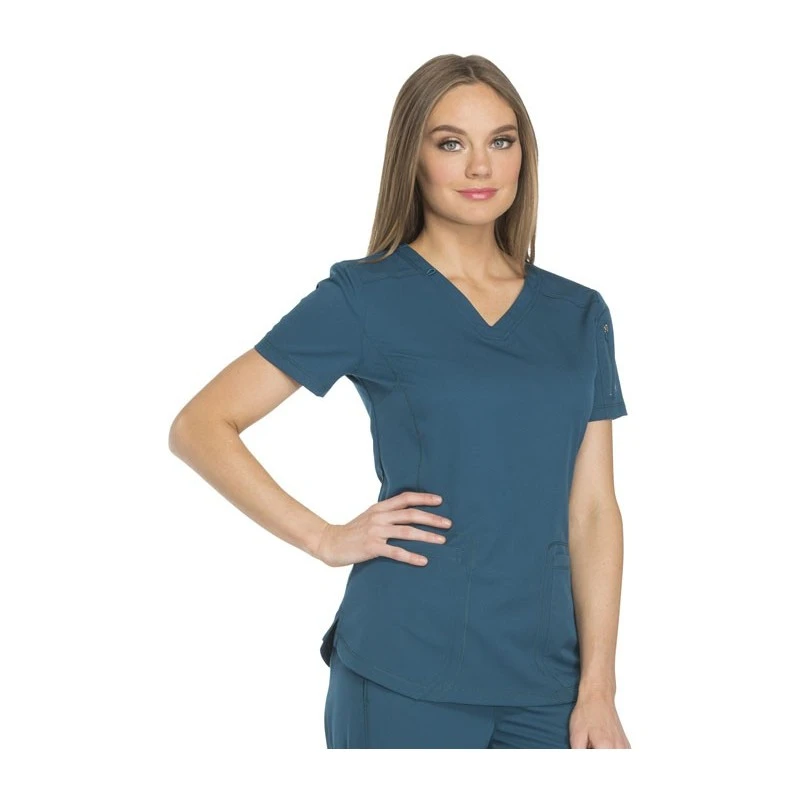 Tunique Médicale Femme Moderne Caribbean Blue Dickies 2 Tunique Médicale Femme Moderne Caribbean Blue Dickies – Image 2