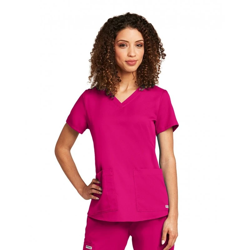 Tunique Médicale Femme Moderne Fushia Grey's Anatomy 1 Tunique Médicale Femme Moderne Fushia Grey's Anatomy