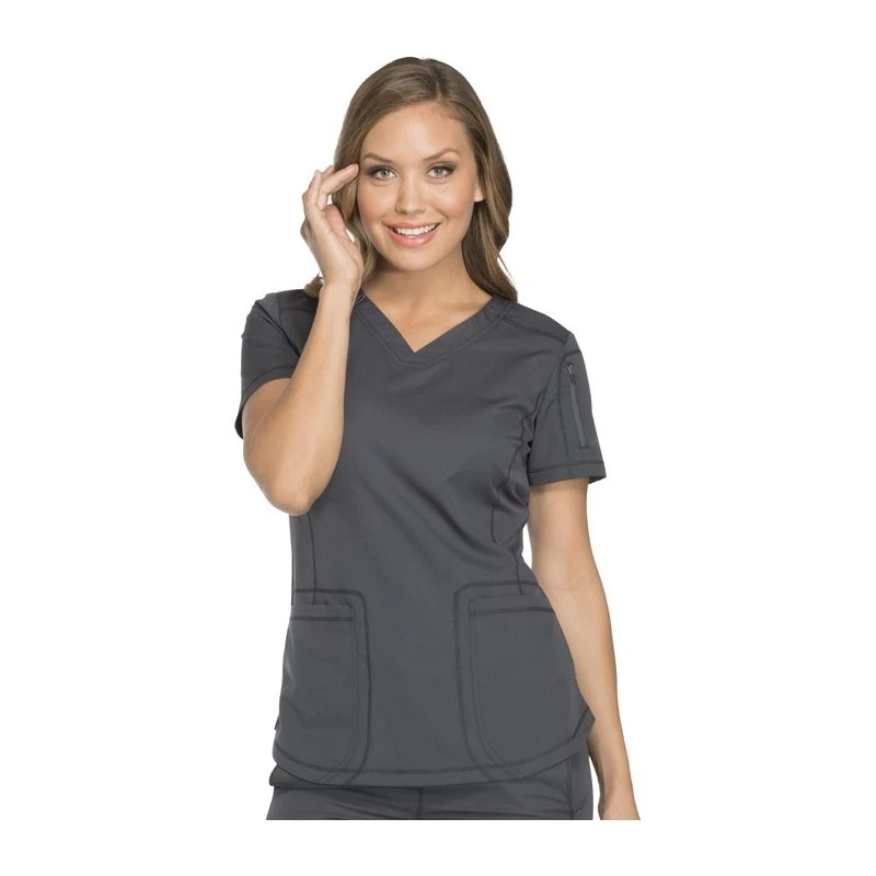 Tunique Médicale Femme Moderne Grise Dickies 1 Tunique Médicale Femme Moderne Grise Dickies