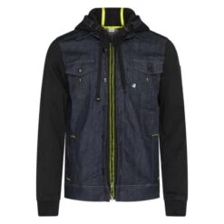 Veste Blouson De Travail Avec Capuche Denim Pitt North Ways