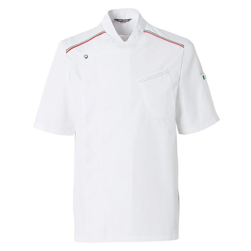 Veste De Cuisine Pizzaiolo Manches Courtes Mezzo Molinel 1 Veste De Cuisine Pizzaiolo Manches Courtes Mezzo Molinel