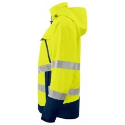 Veste Softshell De Haute Visibilité Légère 6440 Projob Jaune Fluo -Travail Vêtements Magasin veste softshell de haute visibilite legere 6440 projob jaune fluo 2