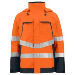 Veste Softshell De Haute Visibilité Légère 6440 Projob Orange Fluo