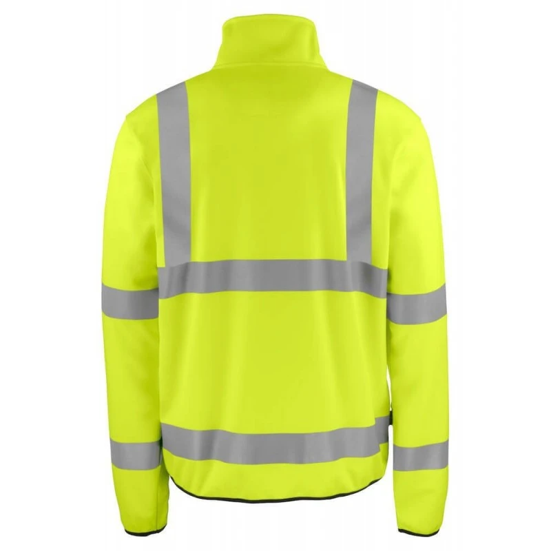 Veste Softshell Haute Visibilité Légère 6105 Projob Jaune Fluo 2 Veste Softshell Haute Visibilité Légère 6105 Projob Jaune Fluo – Image 2