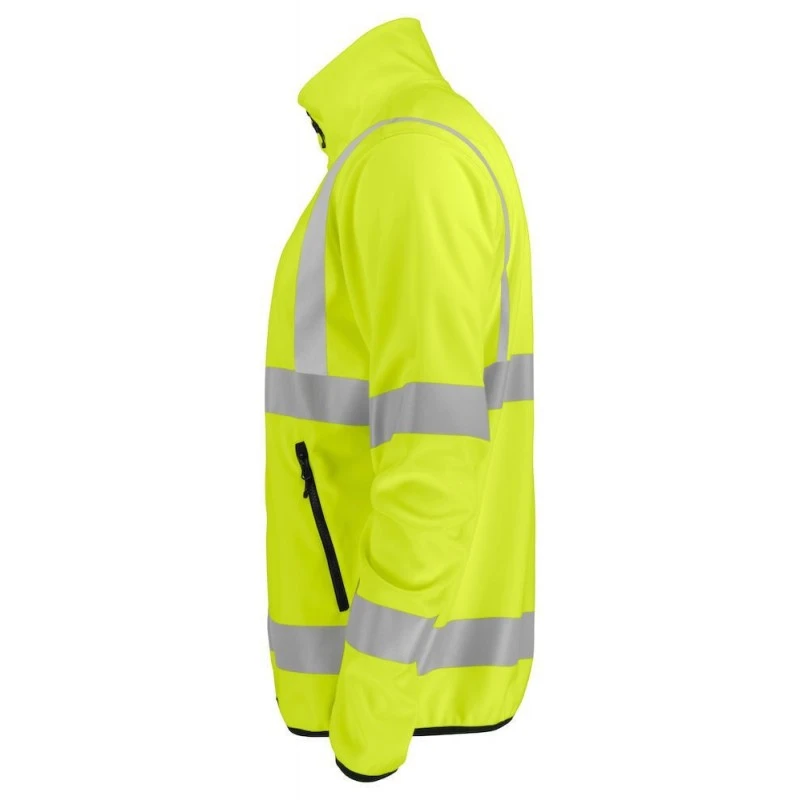 Veste Softshell Haute Visibilité Légère 6105 Projob Jaune Fluo 3 Veste Softshell Haute Visibilité Légère 6105 Projob Jaune Fluo – Image 3
