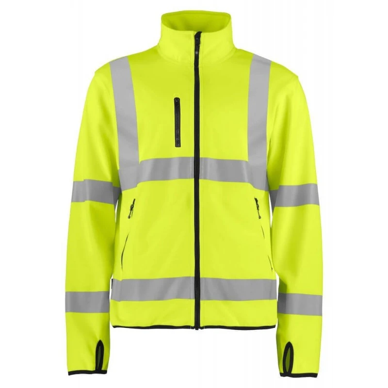 Veste Softshell Haute Visibilité Légère 6105 Projob Jaune Fluo 1 Veste Softshell Haute Visibilité Légère 6105 Projob Jaune Fluo