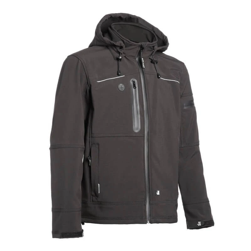 Veste Softshell Respirante Flores Noir North Ways 2 Veste Softshell Respirante Flores Noir North Ways – Image 2
